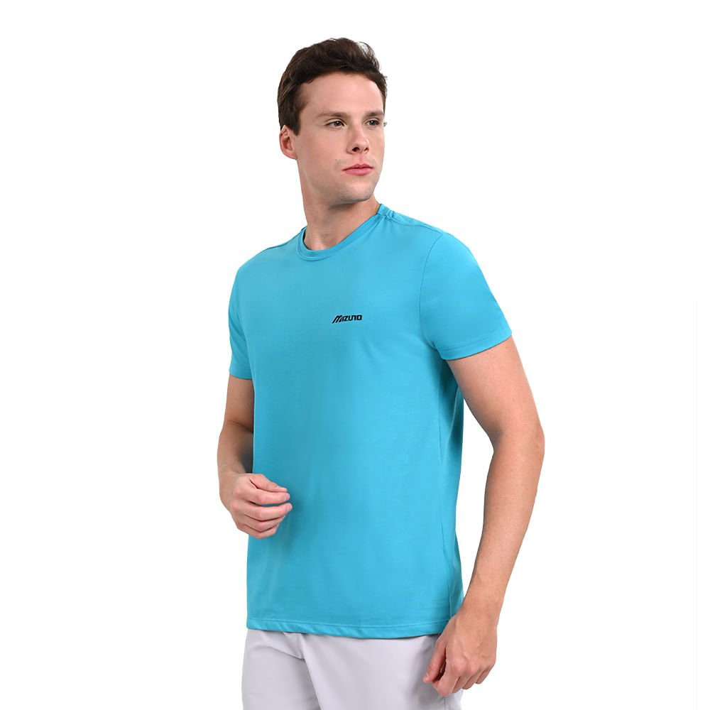 Camiseta Casual Masculina Mizuno Basic Logo