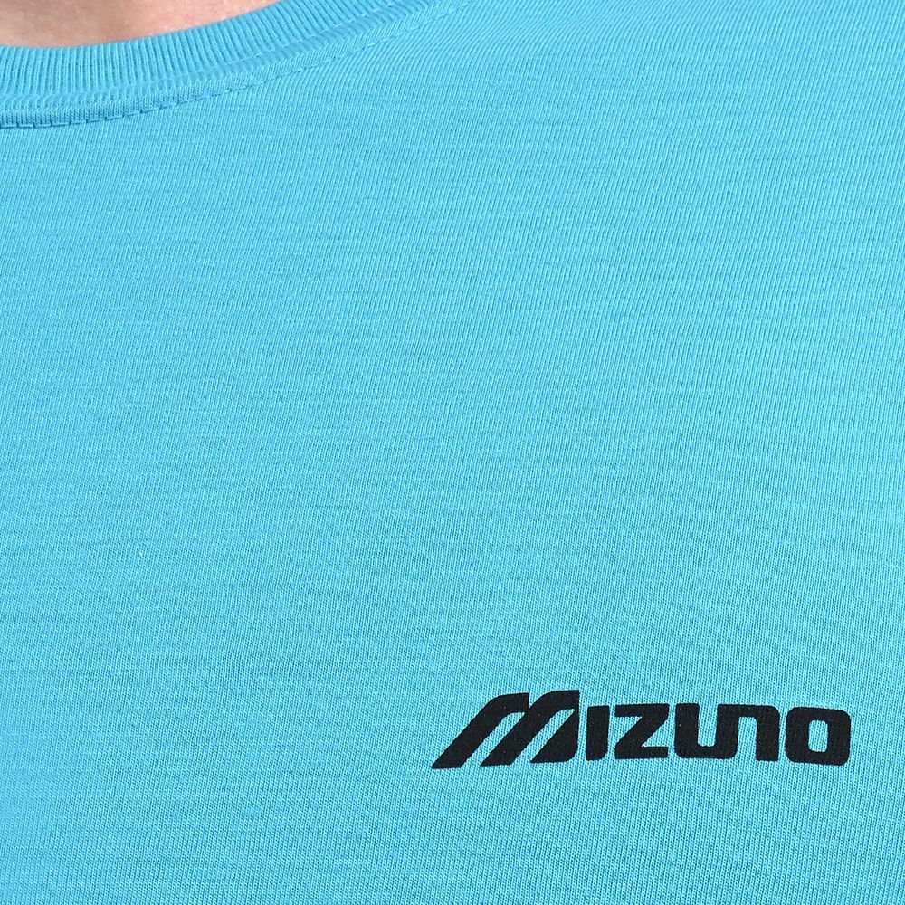 Camiseta Casual Masculina Mizuno Basic Logo Azul 5