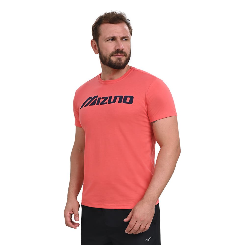 Camiseta Casual Masculina Mizuno Big Logo
