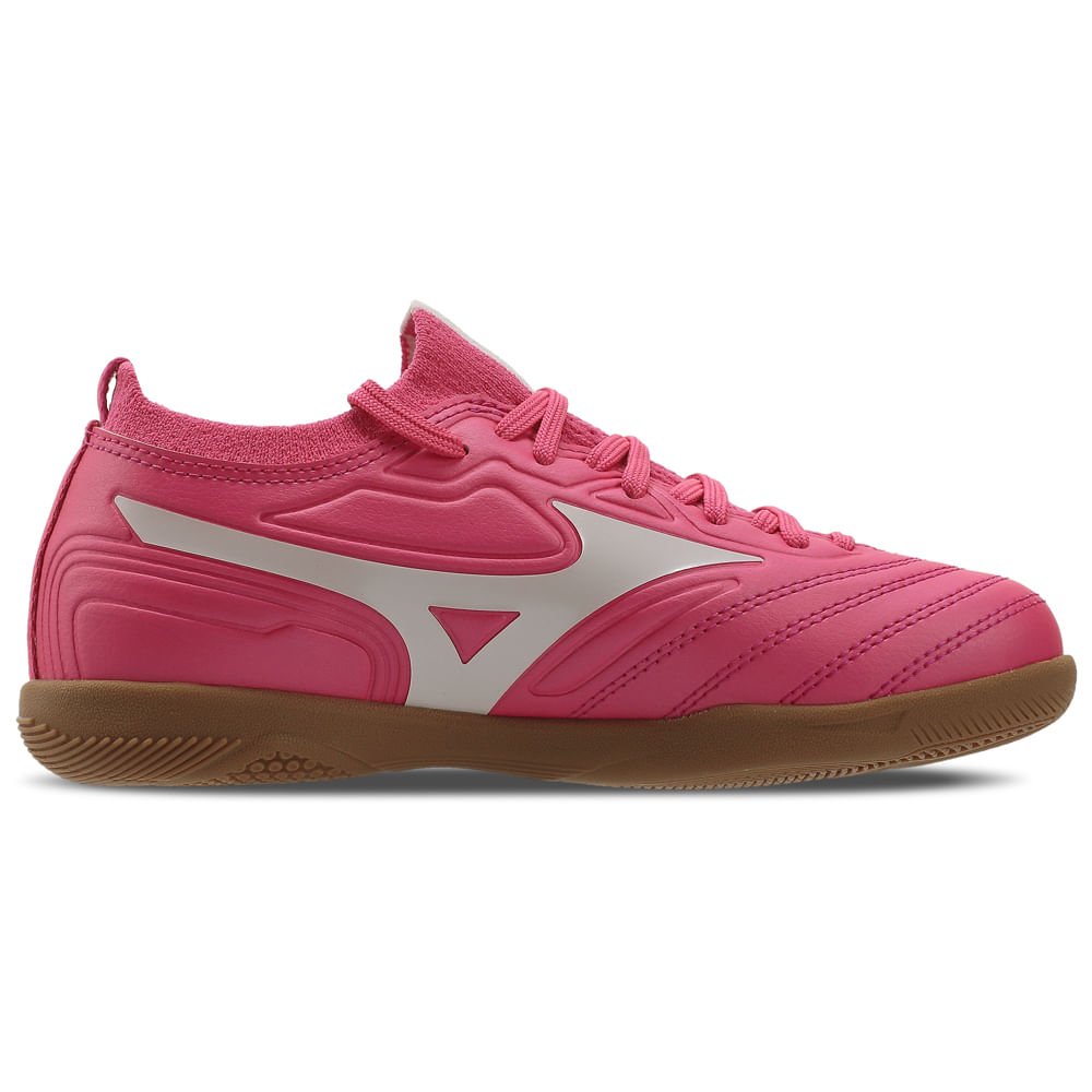 Chuteira Futsal Mizuno Regent IN Junior Rosa 5