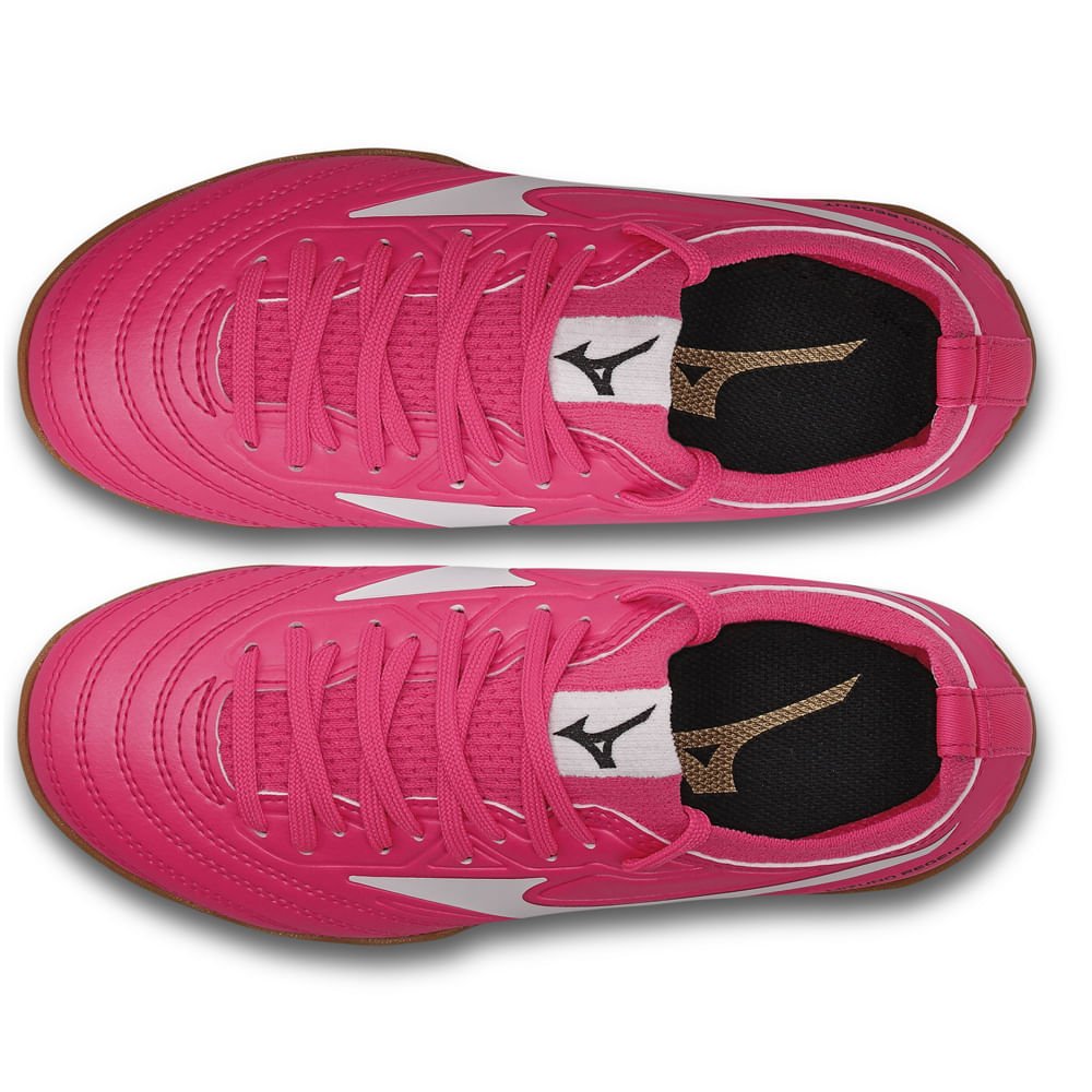 Chuteira Futsal Mizuno Regent IN Junior Rosa 4