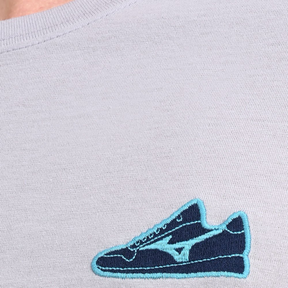Camiseta Casual Masculina Mizuno Sneaker Cinza 6