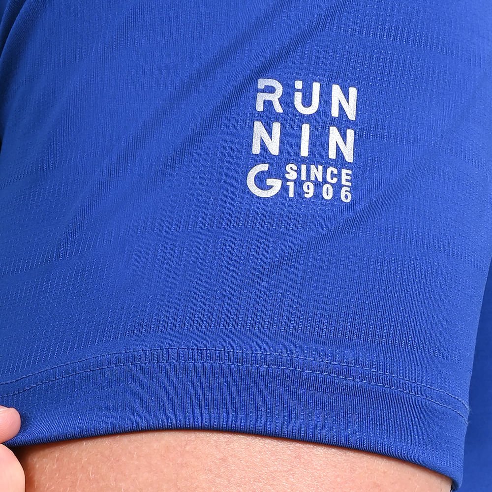 Camiseta de Treino Masculina Mizuno Focus Stamp Azul 5