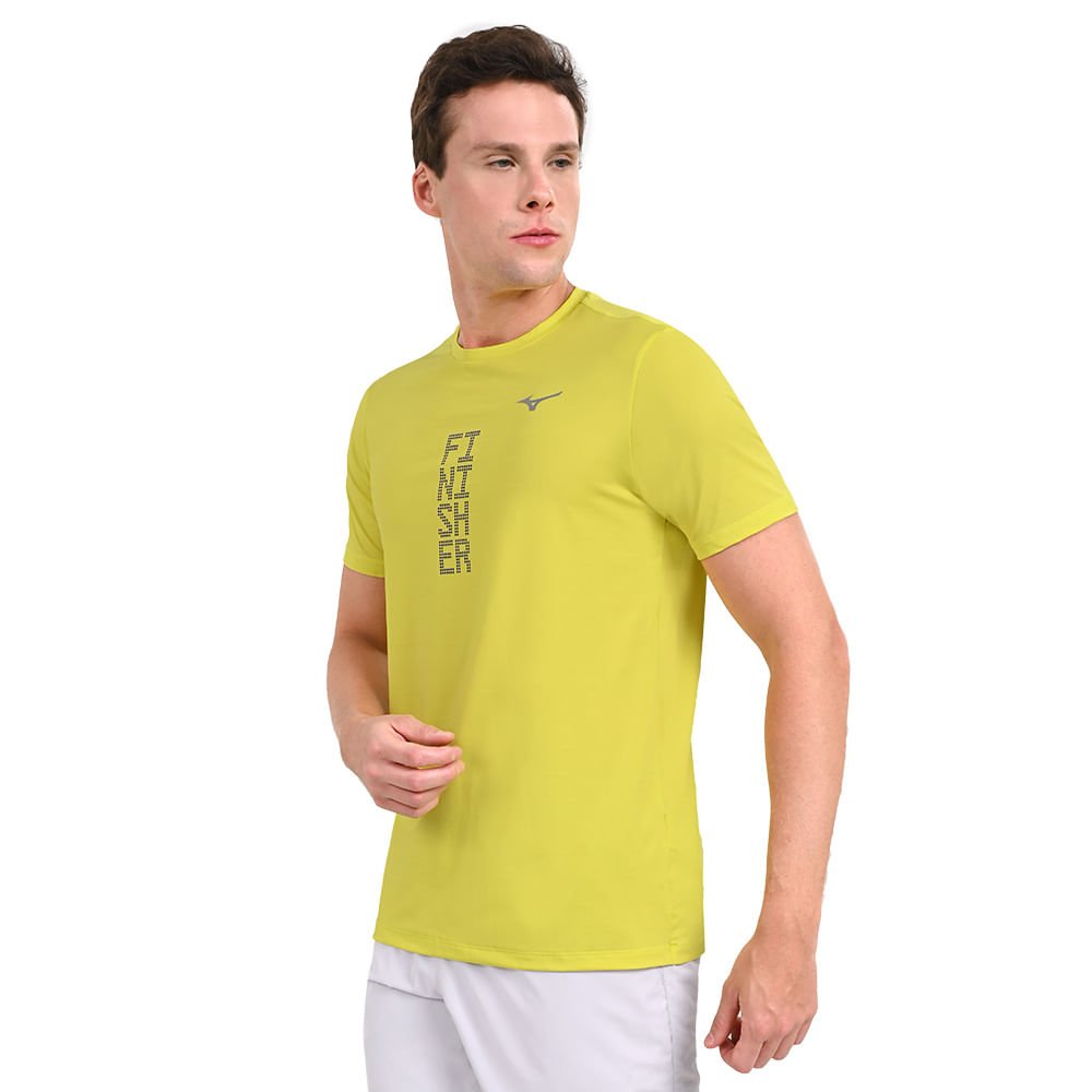 Camiseta de Treino Masculina Mizuno Focus Stamp