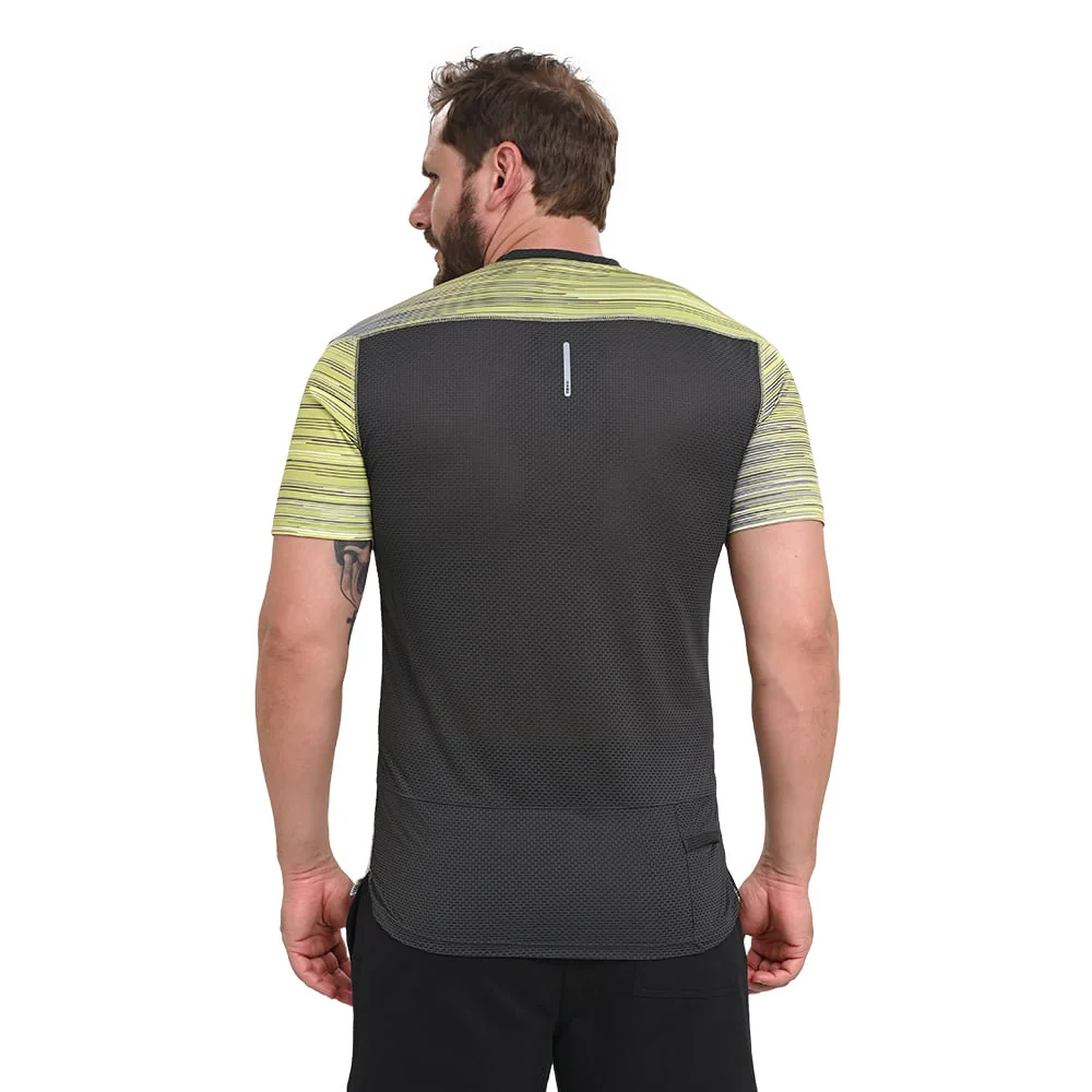 Camiseta de Treino Masculina Mizuno High Amarelo 3