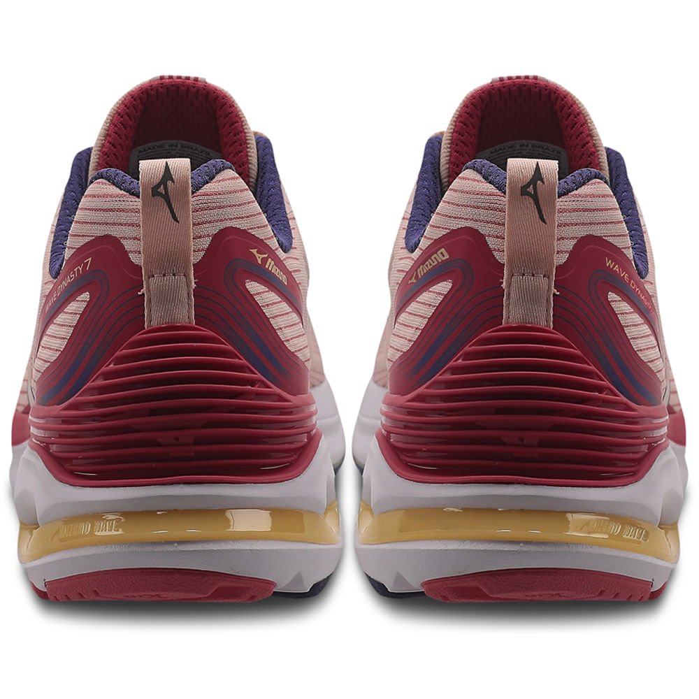 Tênis de Corrida Feminino Mizuno Wave Dynasty 7 Rosa 3