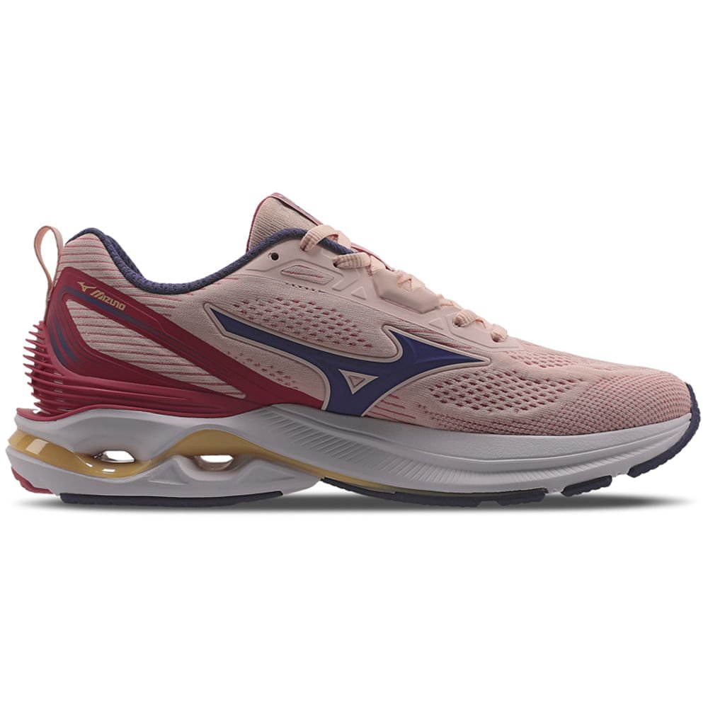 Tênis de Corrida Feminino Mizuno Wave Dynasty 7 Rosa 4