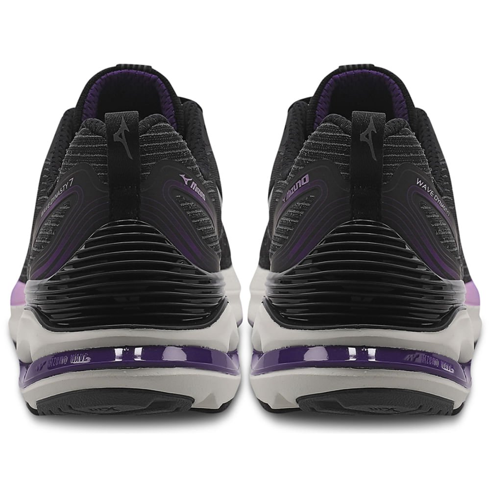 Tênis de Corrida Feminino Mizuno Wave Dynasty 7 Preto 2
