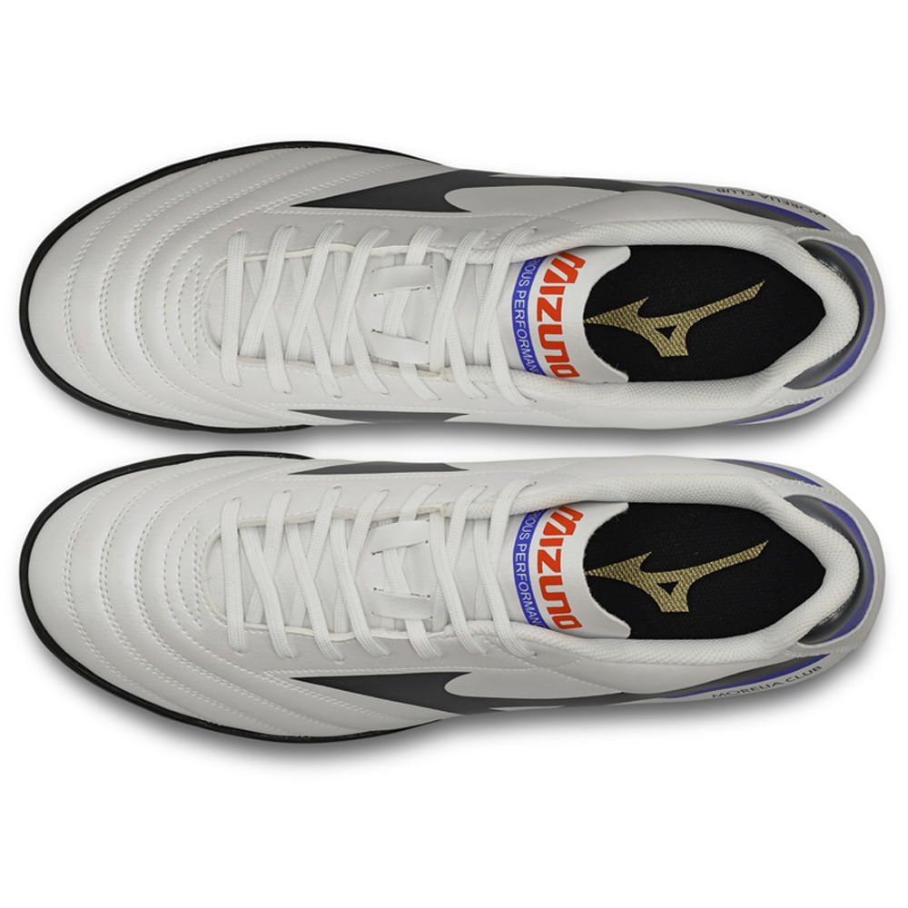 Chuteira Society Masculina Mizuno Morelia Club AS Branco 3