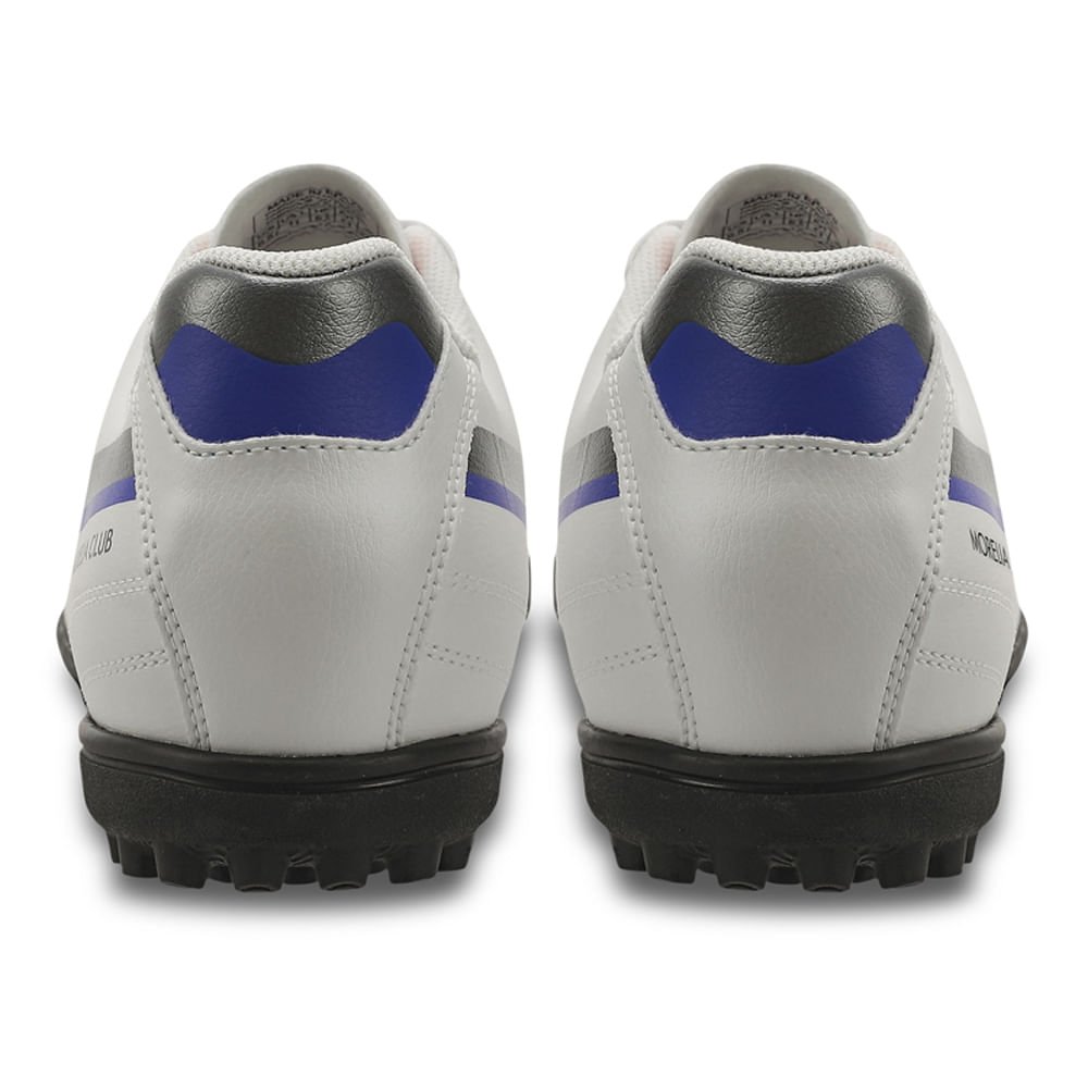 Chuteira Society Masculina Mizuno Morelia Club AS Branco 4