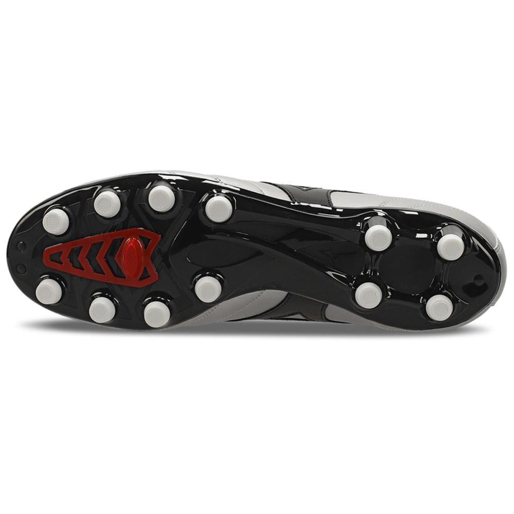 Chuteira de Campo Masculina Mizuno Morelia Classic MD Prata 2