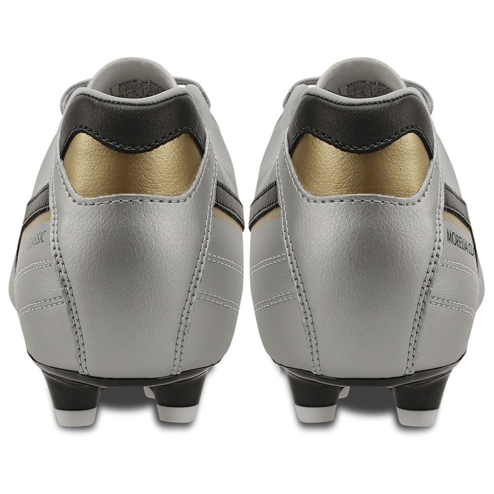Chuteira de Campo Masculina Mizuno Morelia Classic MD Prata 4
