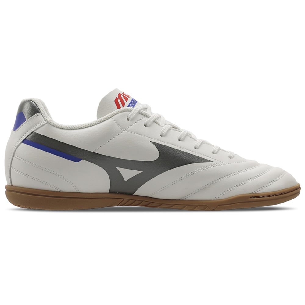Chuteira Futsal Masculina Mizuno Morelia Club IN Branco 5