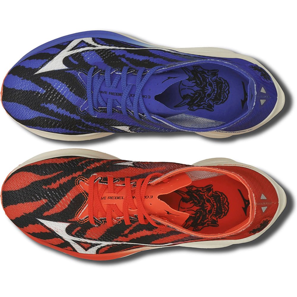 Tênis de Corrida Mizuno Wave Rebellion Pro 3 Vermelho 2