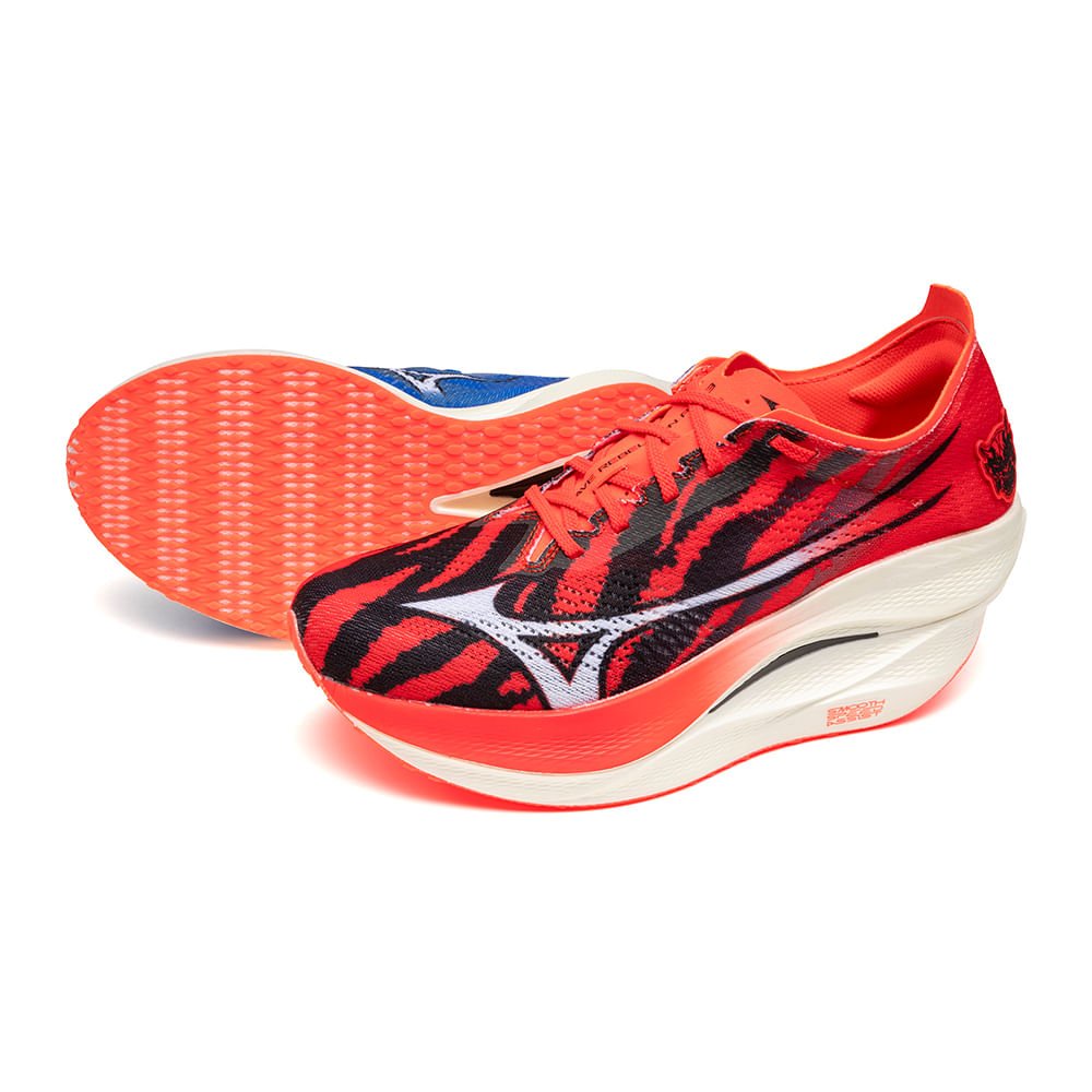 Tênis de Corrida Mizuno Wave Rebellion Pro 3 Vermelho 6