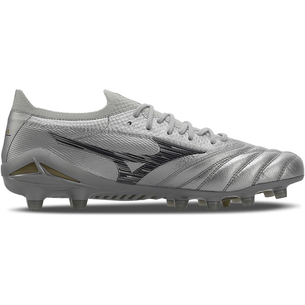 Chuteira de Campo Masculina Mizuno Morelia Neo IV Beta Japan Prata 5