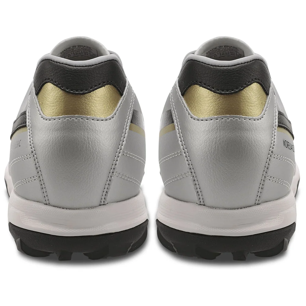 Chuteira Society Masculina Mizuno Morelia Classic AS Prata 4