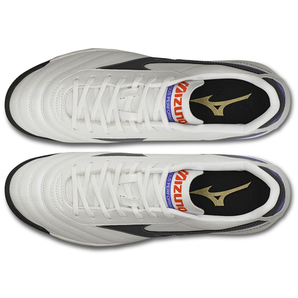 Chuteira Society Masculina Mizuno Morelia Classic AS Branco 3