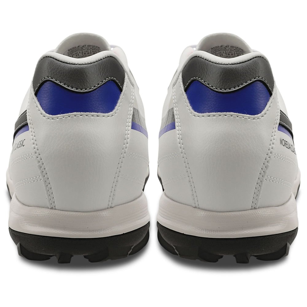 Chuteira Society Masculina Mizuno Morelia Classic AS Branco 4