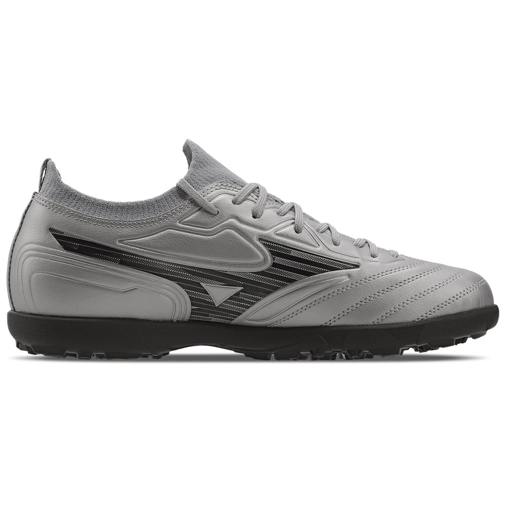 Chuteira Society Masculina Mizuno Regent AS Prata 5