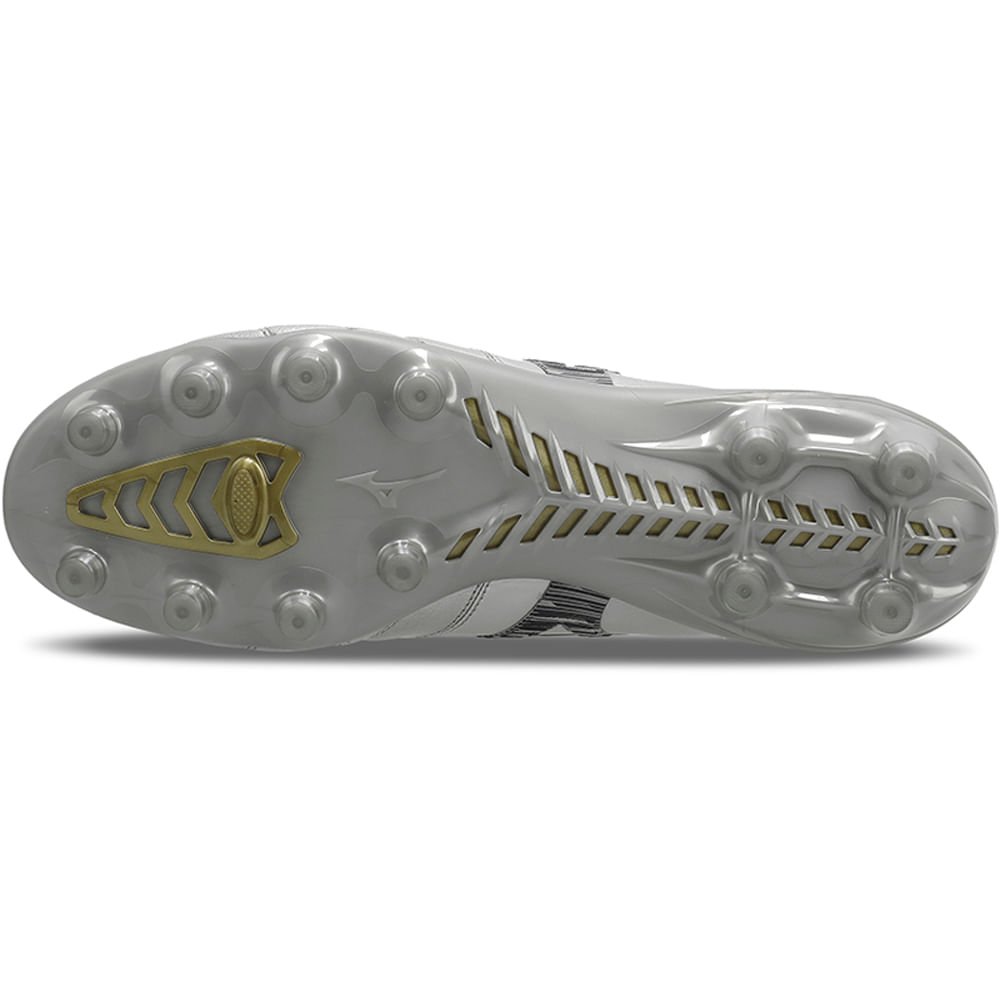 Chuteira de Campo Masculina Mizuno Morelia Neo IV Japan Prata 2