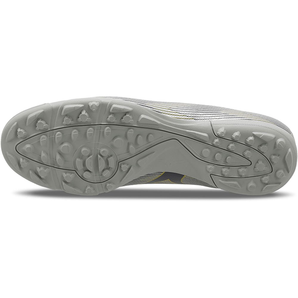 Chuteira Society Masculina Mizuno Alpha II Select AS Prata 2