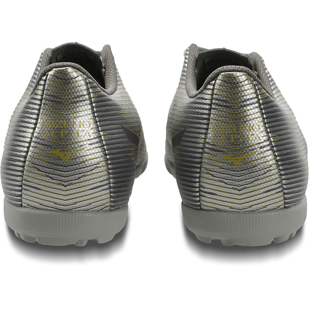 Chuteira Society Masculina Mizuno Alpha II Select AS Prata 3