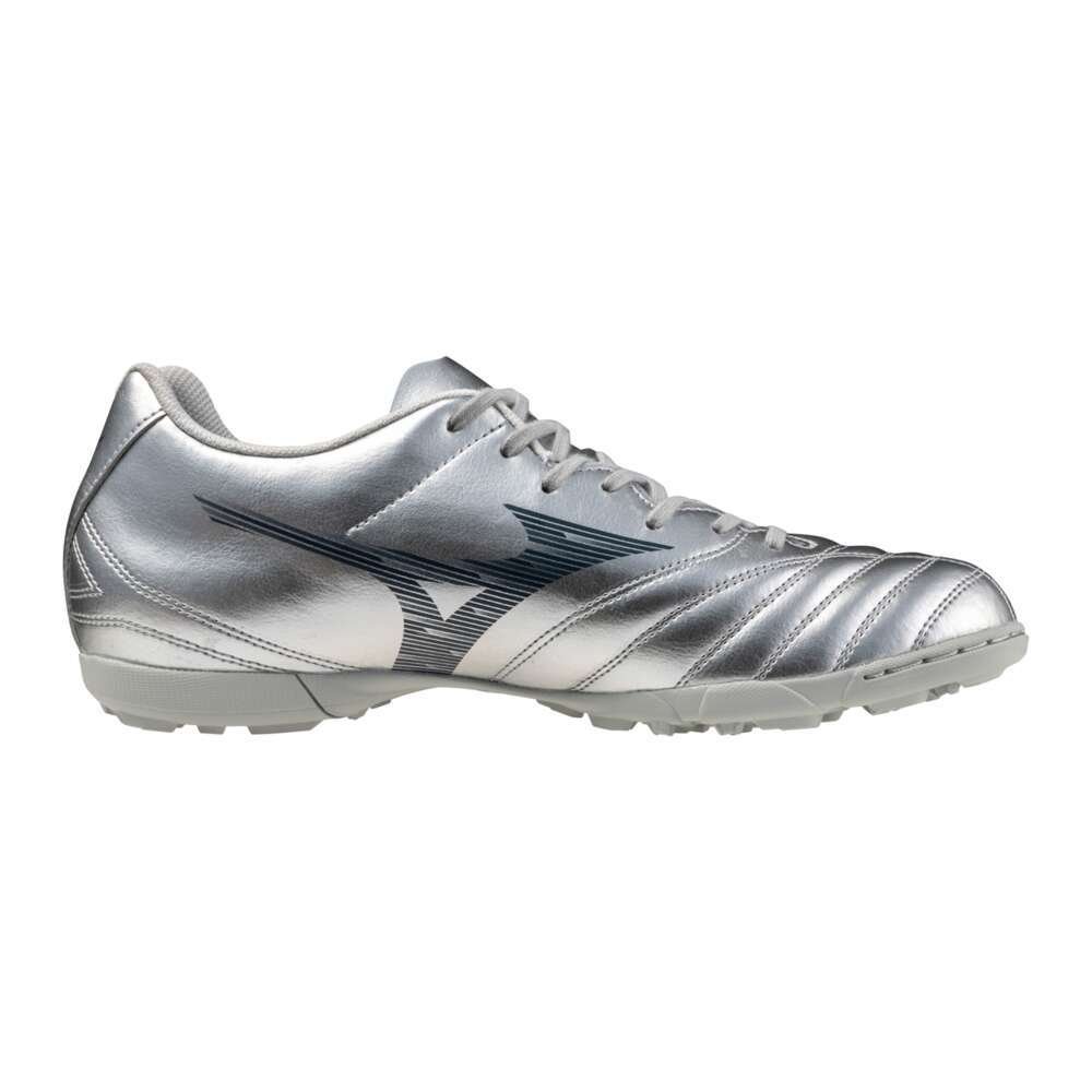 Chuteira Society Masculina Mizuno Monarcida Neo III Select AS Prata 5