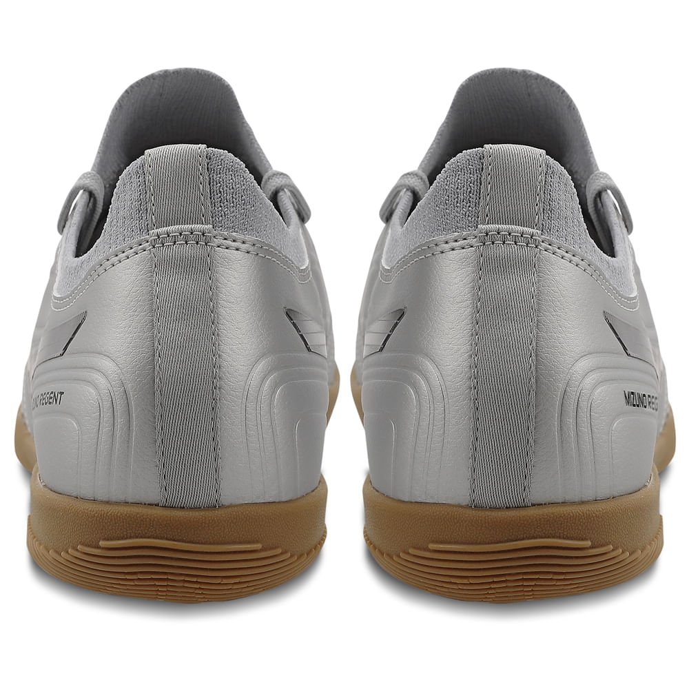 Chuteira Futsal Masculina Mizuno Regent IN Prata 3