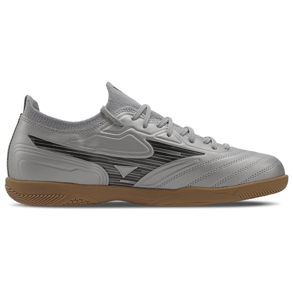 Chuteira Futsal Masculina Mizuno Regent IN Prata 5