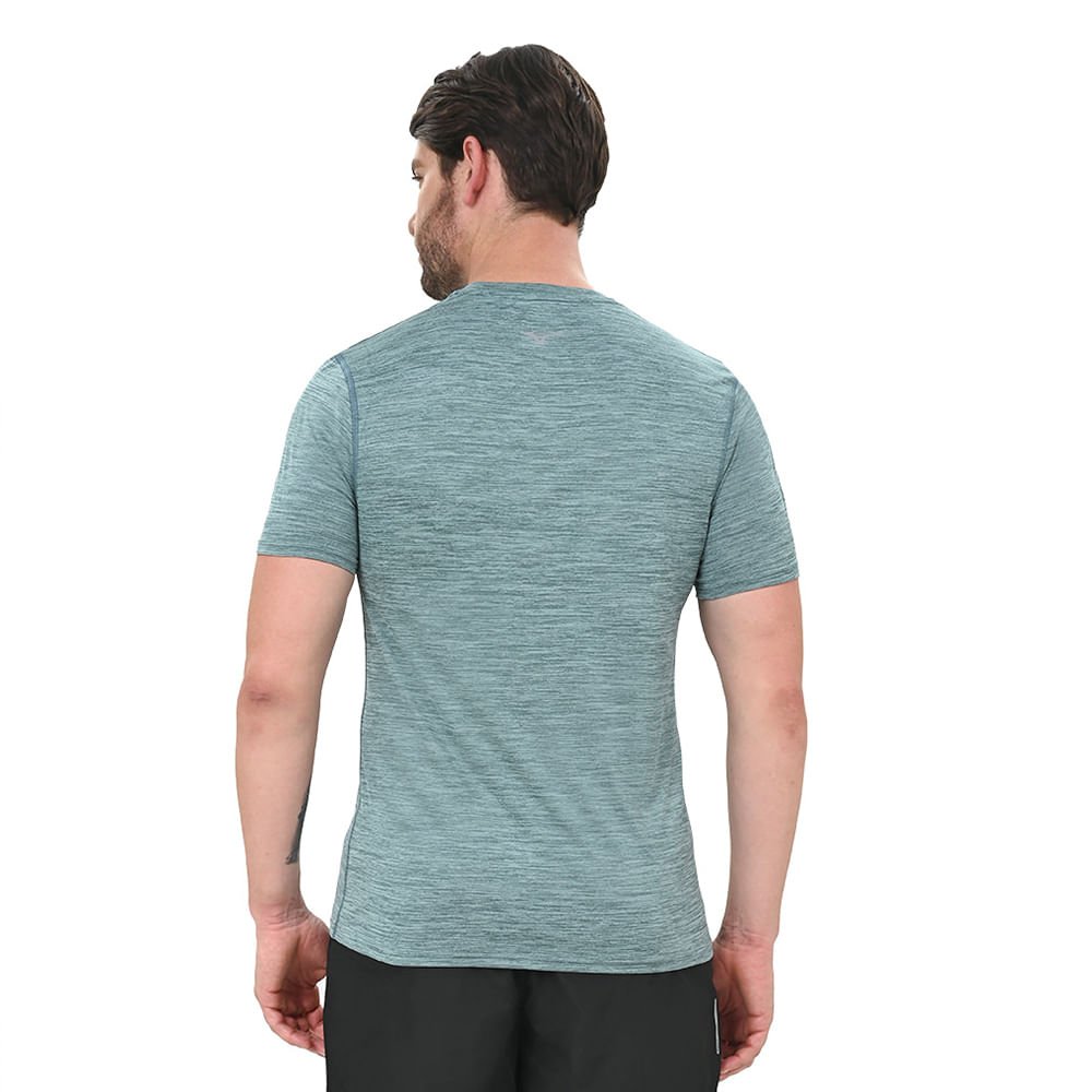 Camiseta de Treino Masculina Mizuno Impulse Core Azul 3