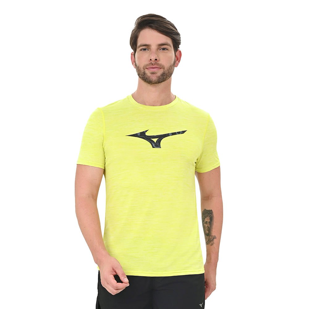 Camiseta de Treino Masculina Mizuno Core  Run Bird