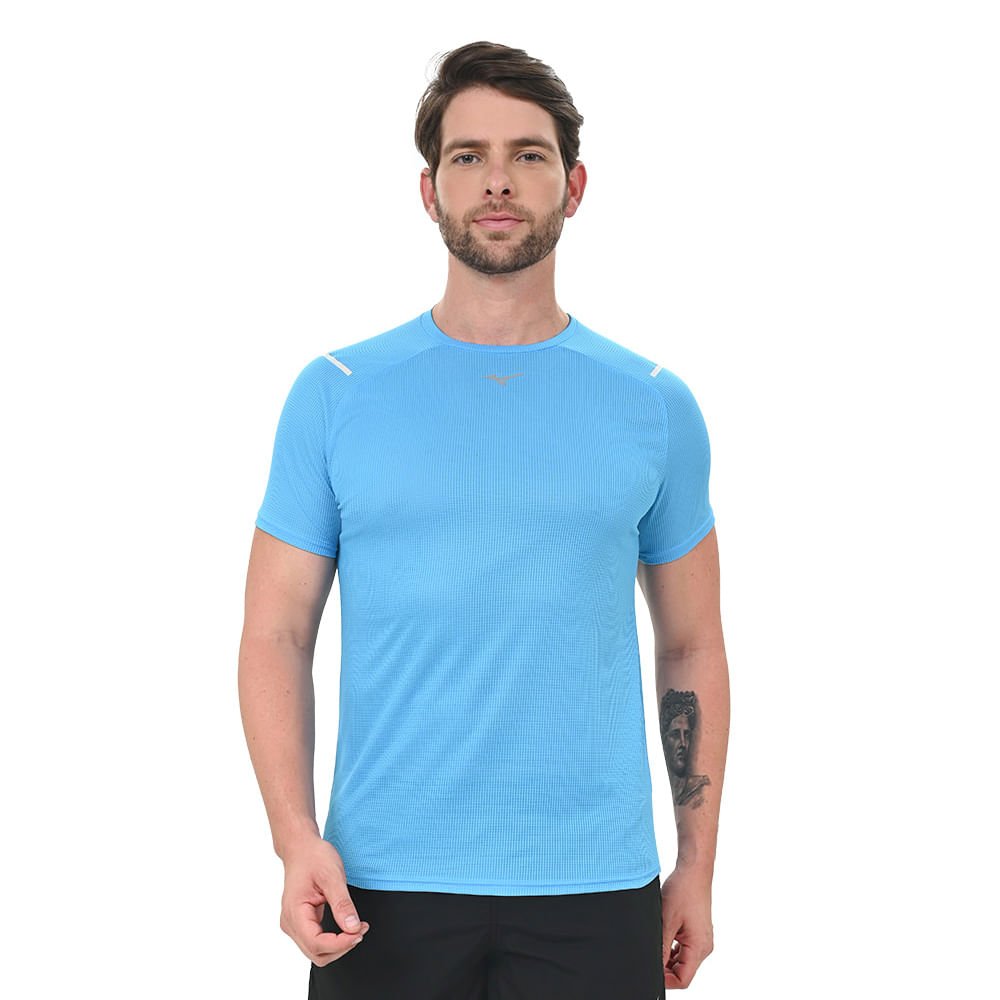 Camiseta de Corrida Masculina Mizuno Dryaeroflow Tee