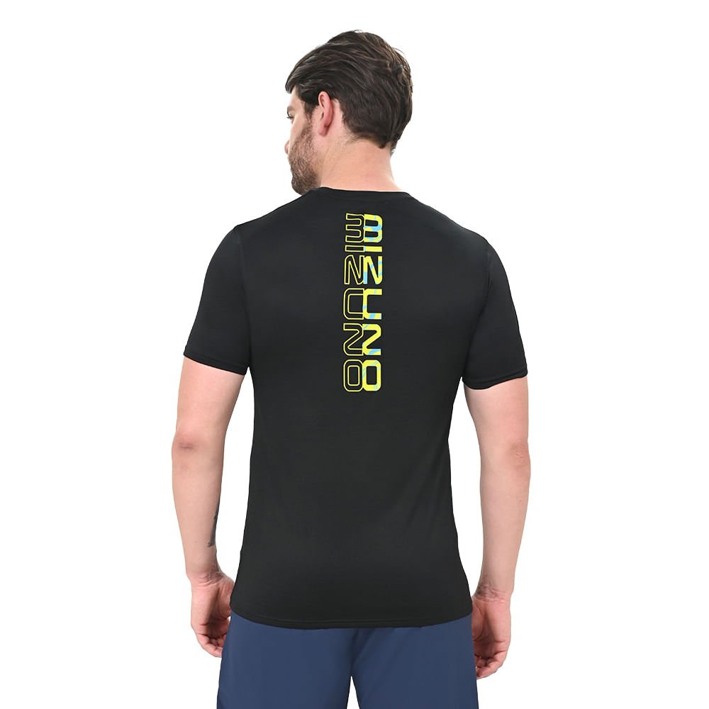 Camiseta de Treino Masculina Mizuno Core Preto 3