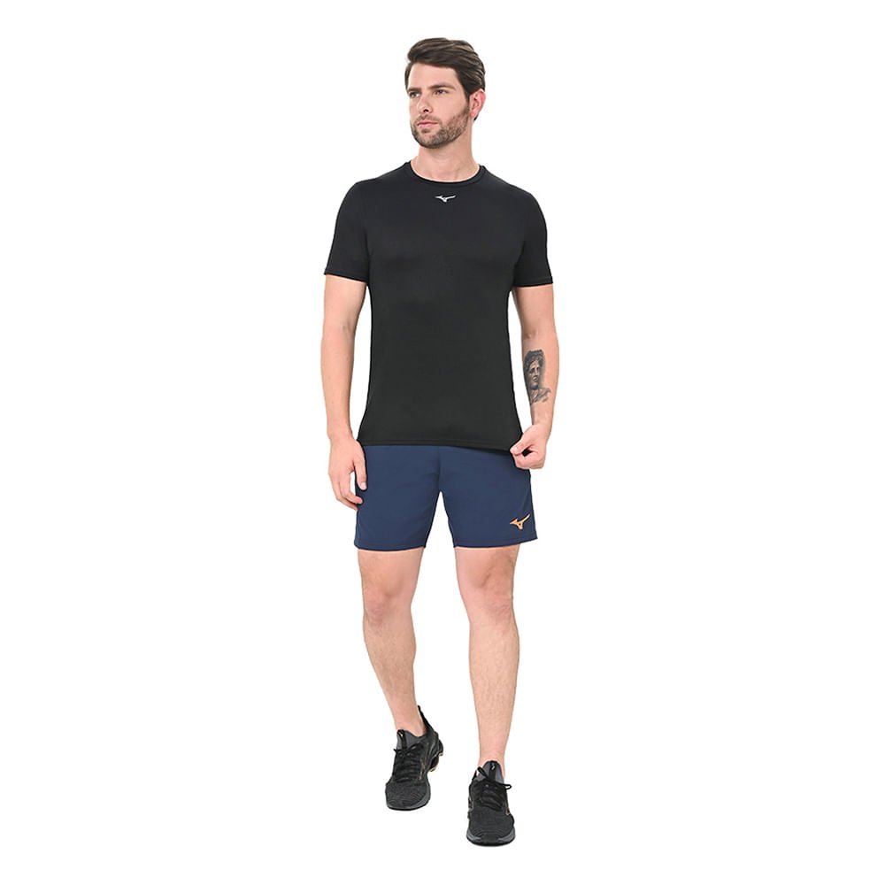Camiseta de Treino Masculina Mizuno Core Preto 4