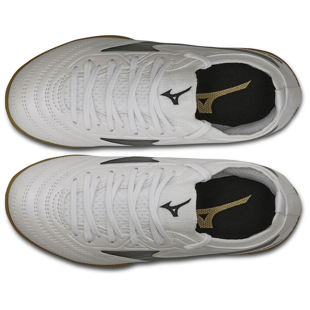 Chuteira Futsal Mizuno Regent IN Junior Branco 4