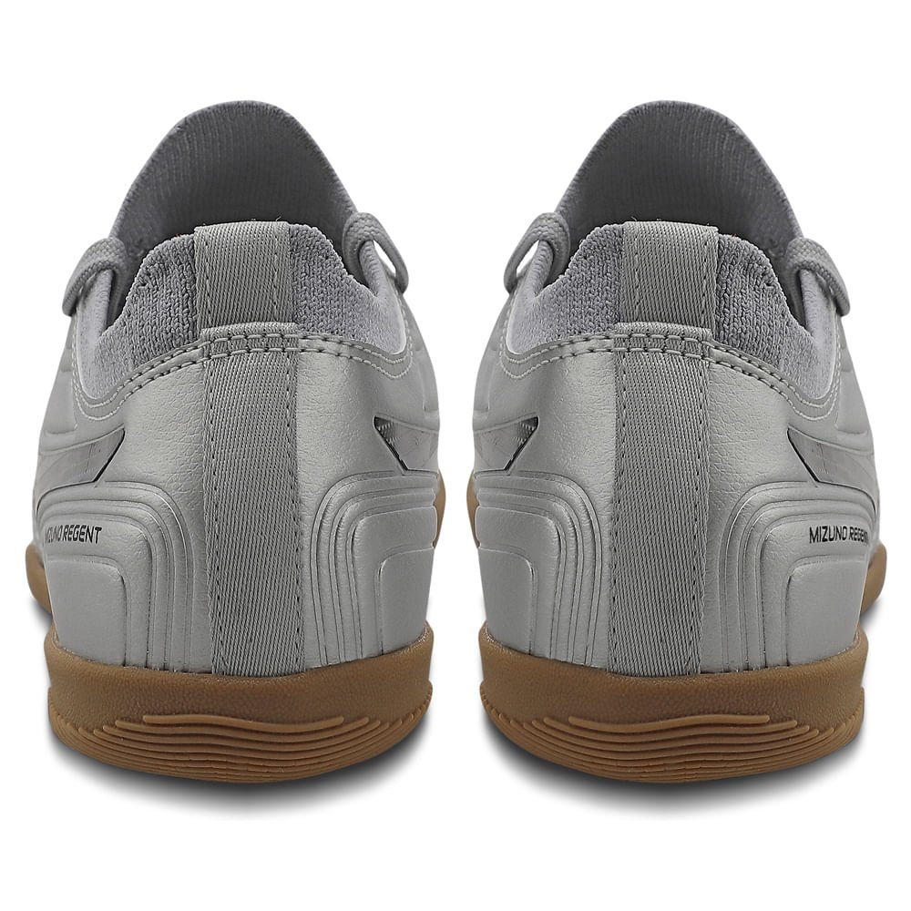 Chuteira Futsal Mizuno Regent IN Junior Prata 3