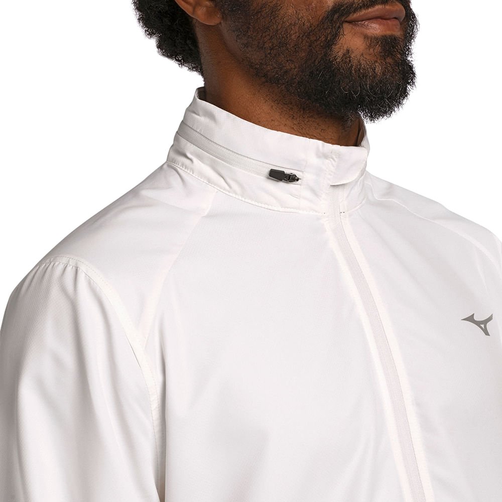 Jaqueta de Corrida Masculina Mizuno Focus Branco 3