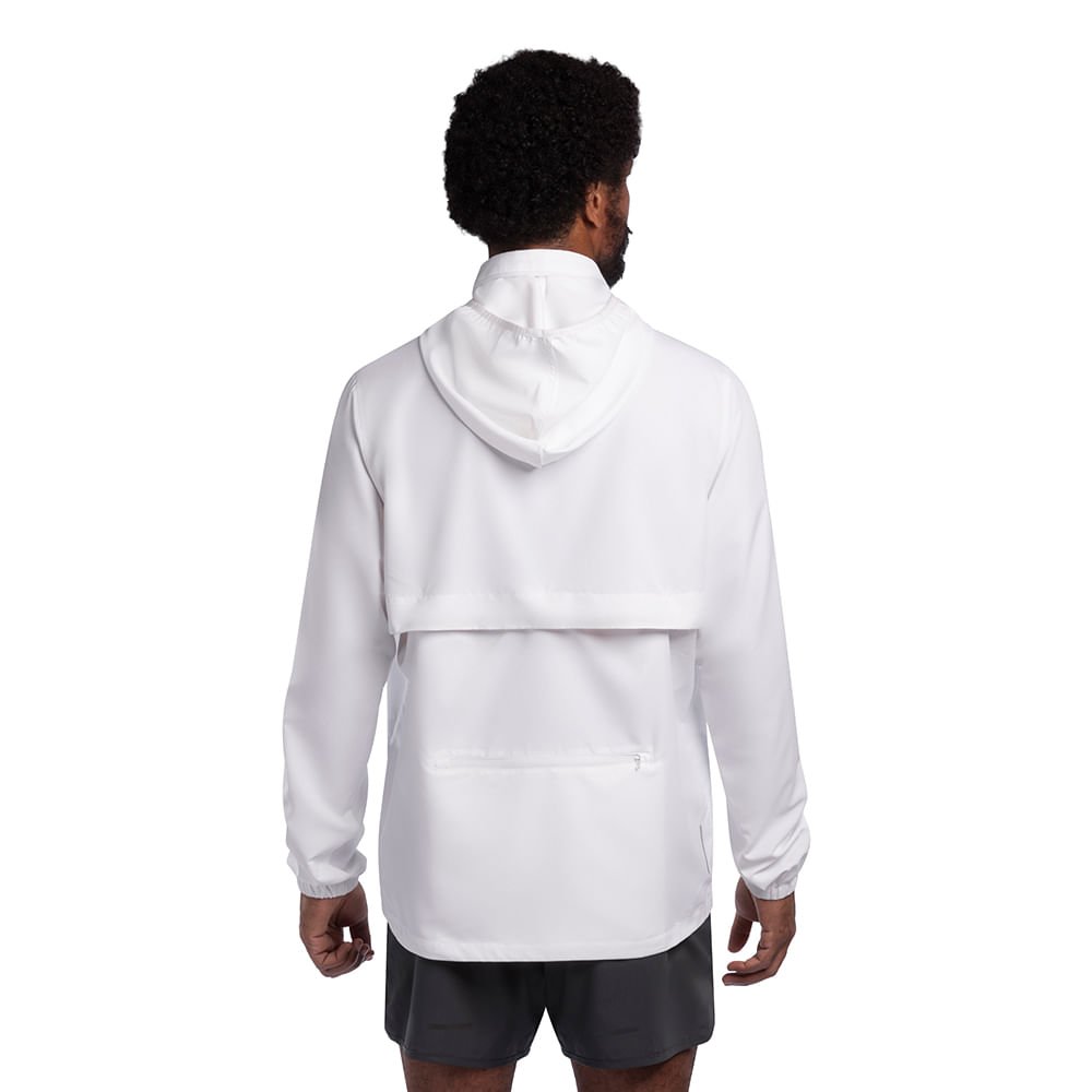 Jaqueta de Corrida Masculina Mizuno Focus Branco 4
