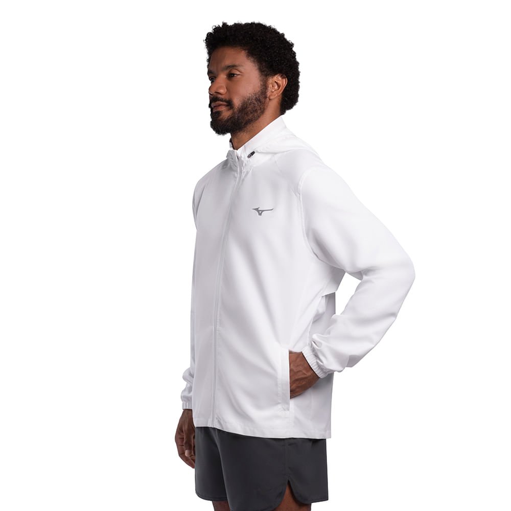 Jaqueta de Corrida Masculina Mizuno Focus Branco 2