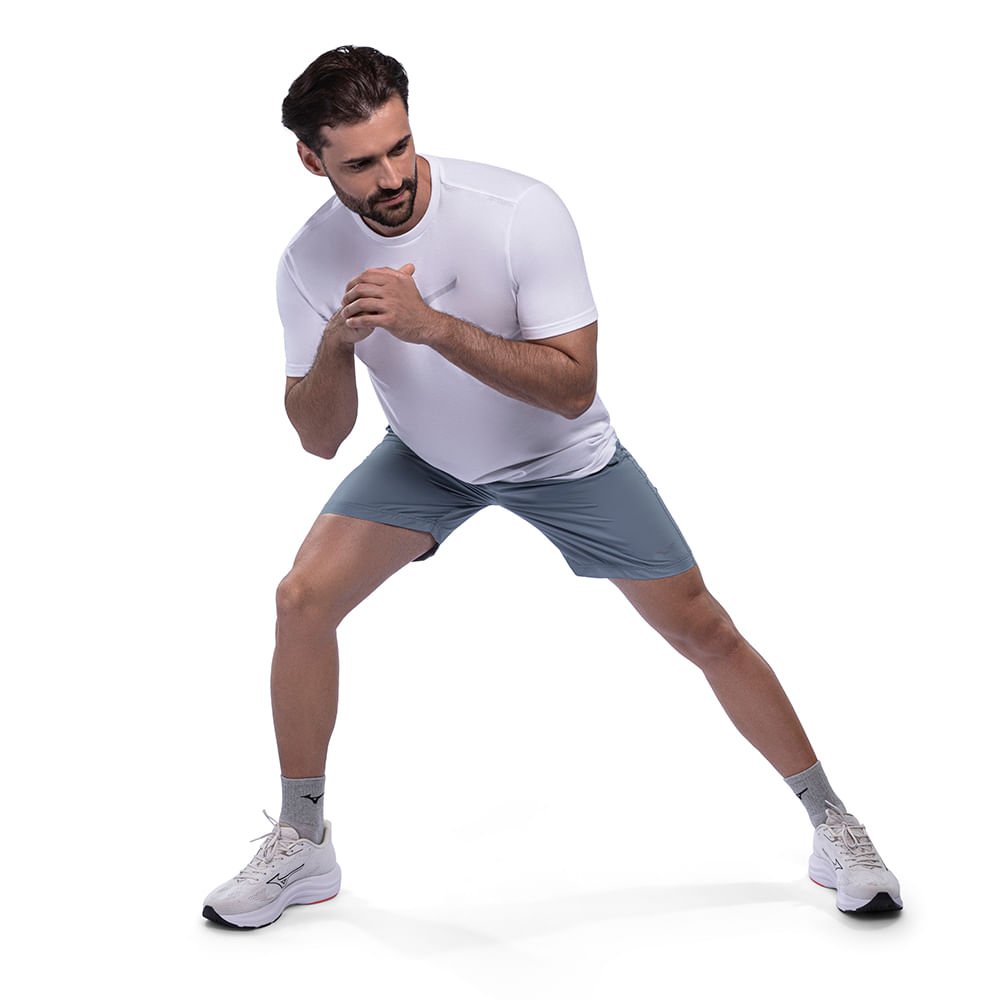 Bermuda de Treino Masculina Mizuno Energy 7 Azul 4