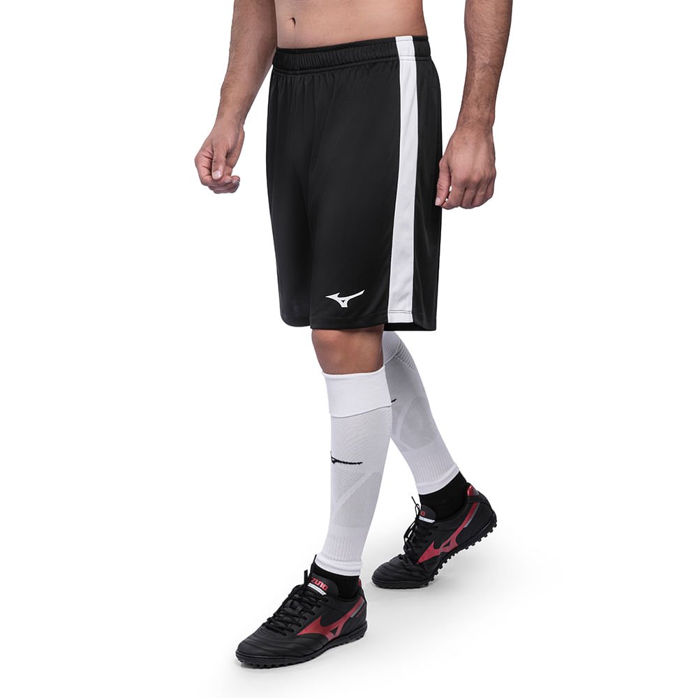 Shorts de Futebol Masculino Mizuno II Preto 2