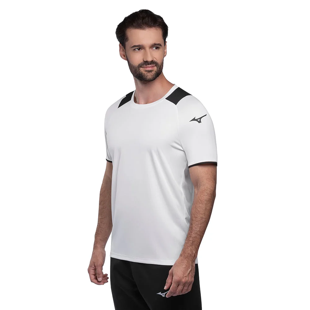 Camiseta de Treino Masculina Mizuno Soul New 4 Branco 2