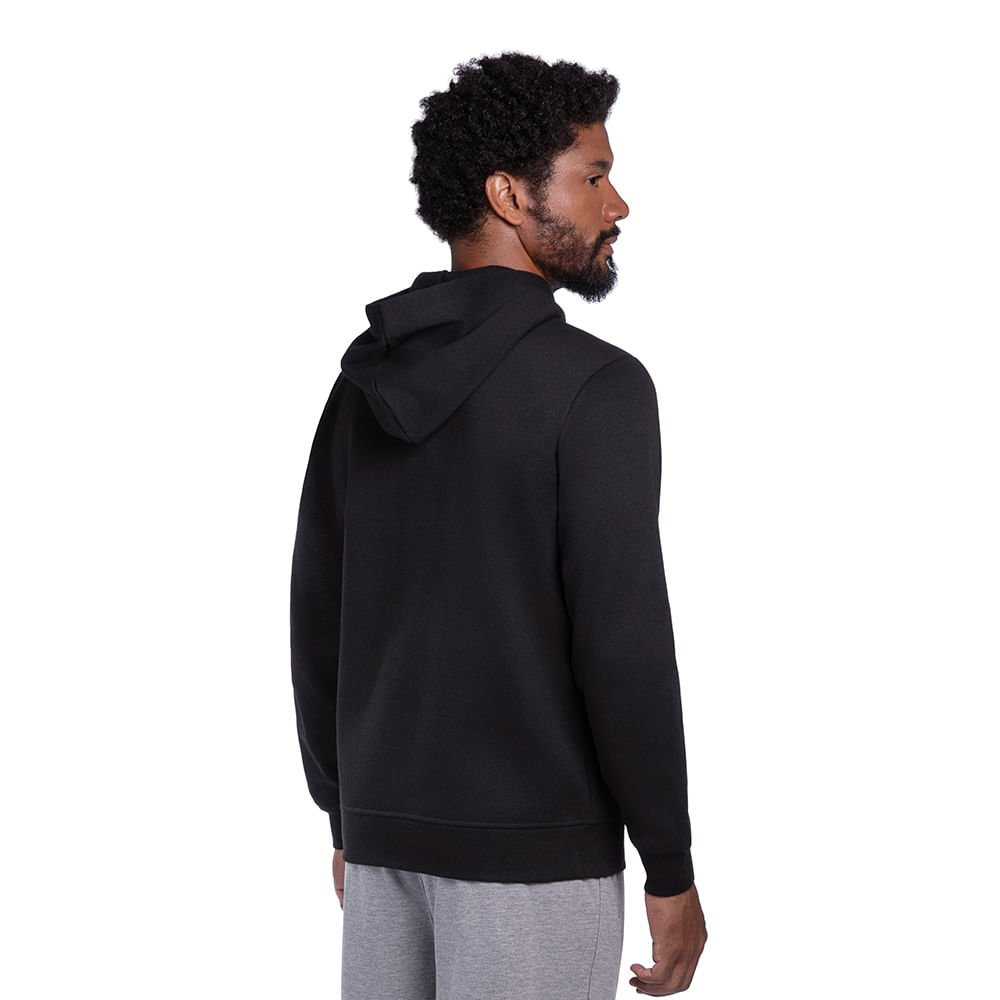 Moletom Masculino Mizuno Zipper Preto 4
