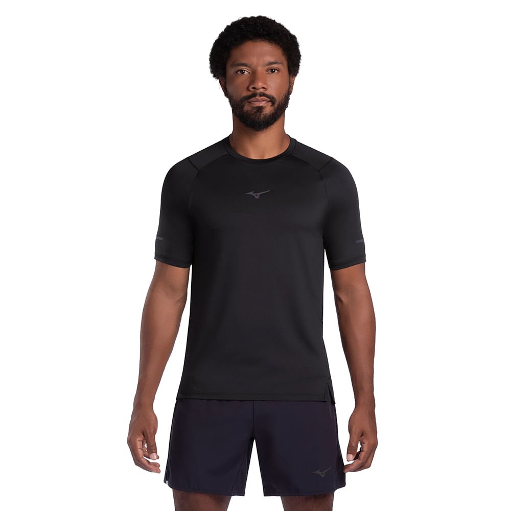 Camiseta de Corrida Masculino Mizuno High 2