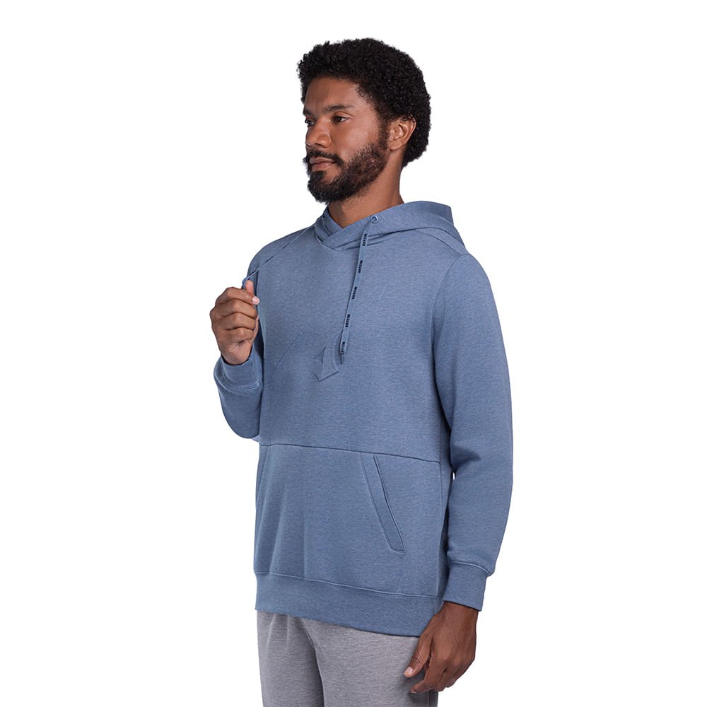 Moletom Masculino Mizuno Soft II Azul 2