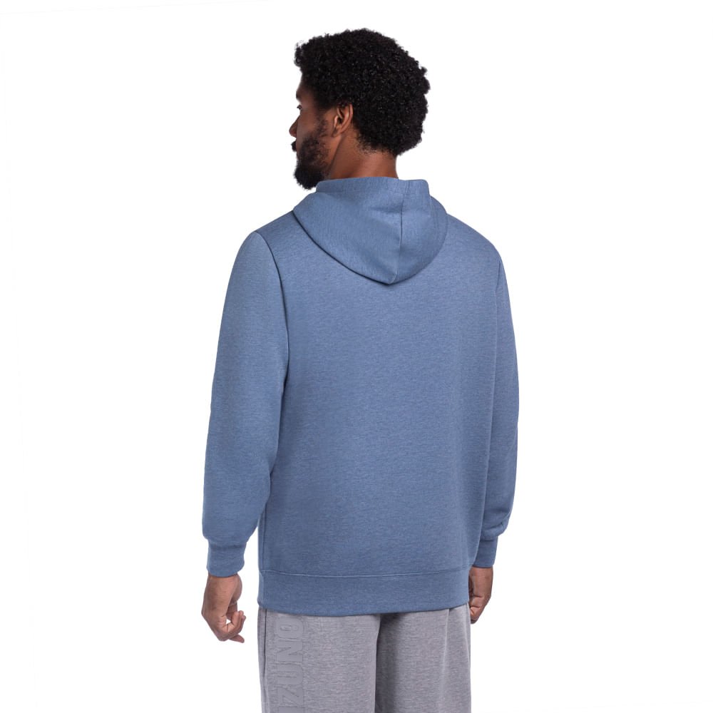 Moletom Masculino Mizuno Soft II Azul 4