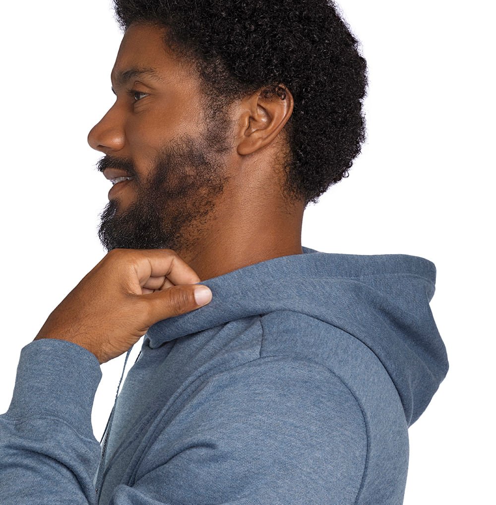 Moletom Masculino Mizuno Soft II Azul 5
