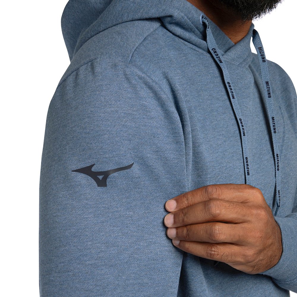 Moletom Masculino Mizuno Soft II Azul 7