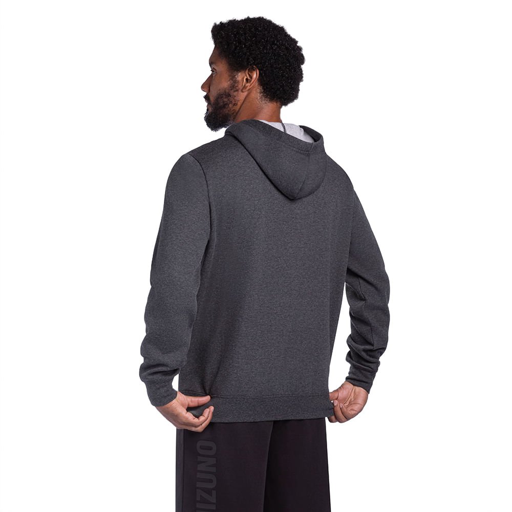 Moletom Masculino Mizuno Soft II Cinza 4